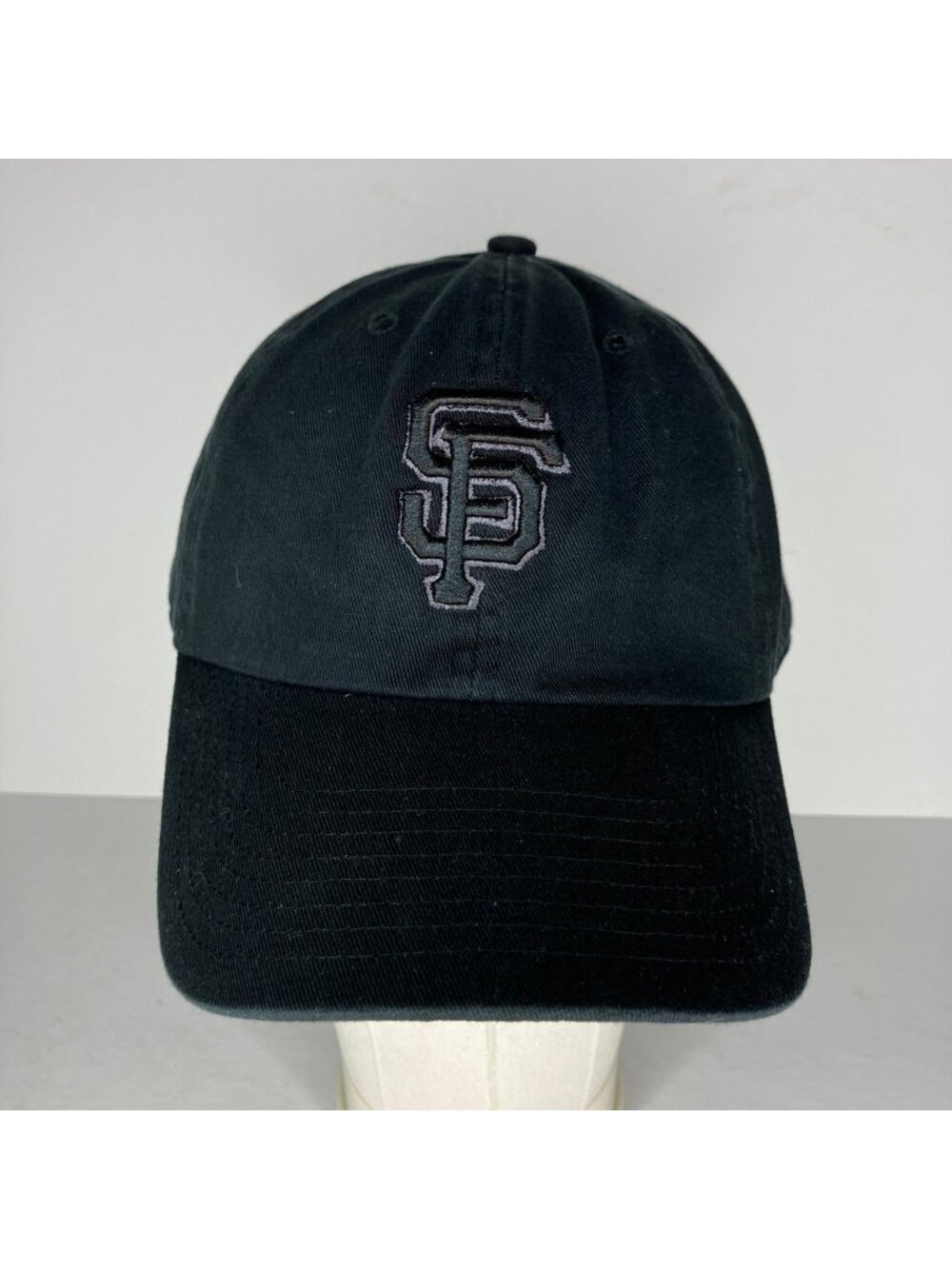 San Francisco Giants Hat '47 Brand Clean Up Men's OSFA Adjustable Black MLB Cap